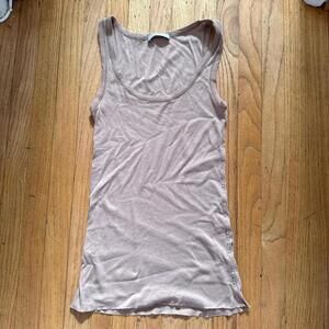 ☕️ Vince Taupe Ribbed Tank (M/L)
